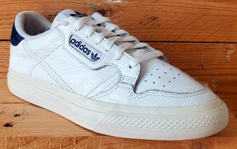 Adidas Continental Vulc Low Leather Trainers UK8/US8.5/EU42 EG4588 White/Navy