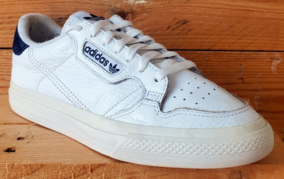 Adidas Continental Vulc Low Leather Trainers UK8/US8.5/EU42 EG4588 White/Navy