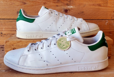 Adidas Stan Smith Low Leather Trainers UK9.5/US10/EU44 M20324 White/Green