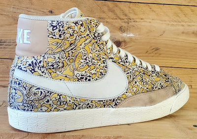 Nike Blazer Liberty Mid Textile Trainers UK9/US11.5/EU44 529037-700 Yellow/White