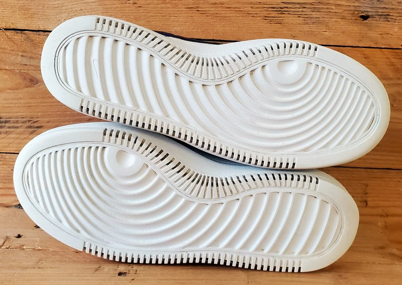 Nike Court Vision Alta Leather Trainers UK4/US6.5/EU37.5 DM0113-102 White/Blue