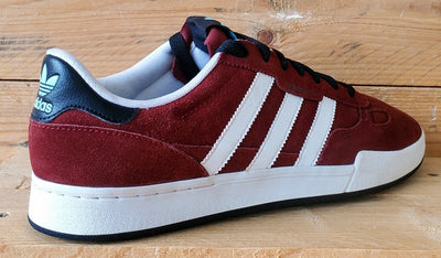 Adidas Originals Ciero Low Suede Trainers UK9/IS9.5/EU43 G56966 Burgundy