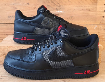 Nike Air Force 1 Leather Trainers UK6.5/US7.5/EU40.5 DO6389-001 Black Ballistic