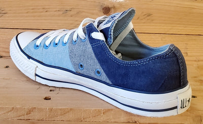 Converse All Star Low Canvas Trainers UK9/US9/EU42.5 106855 Blue/White/Grey