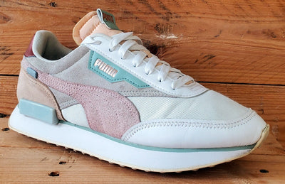 Puma Future Rider Marshmallow Suede Trainers UK7/US9.5/E40.5 374665-02 Grey/Pink