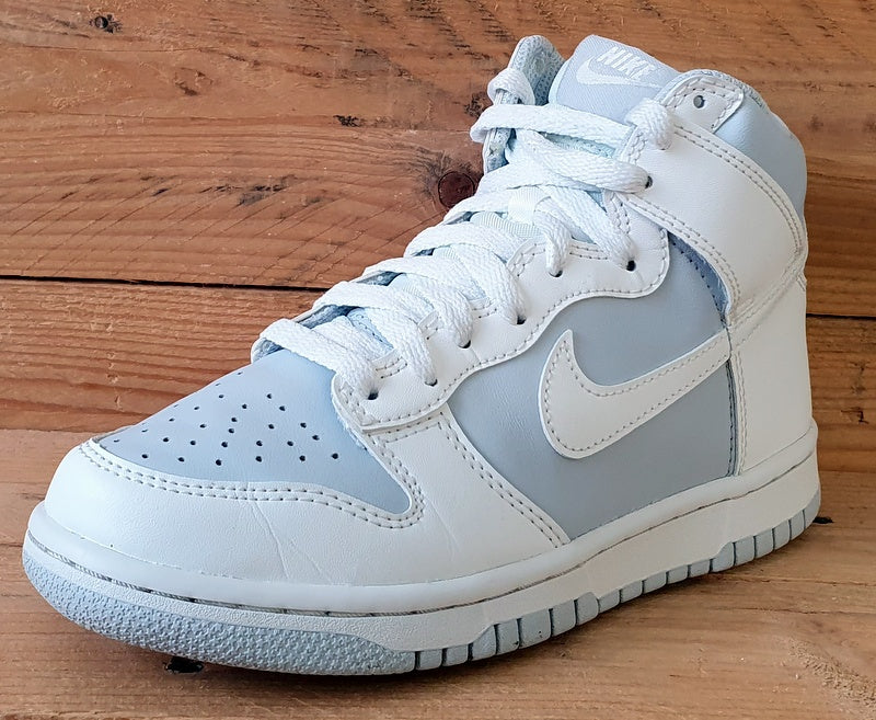 Nike Dunk High Leather Trainers UK4.5/US5Y/EU37.5 DB2179-107 Summit White/Grey