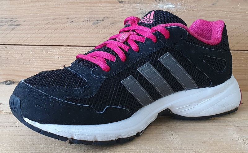 Adidas Duramo Running Textile Trainers AQ6309 Black/Pink UK4/US5.5/EU36.5