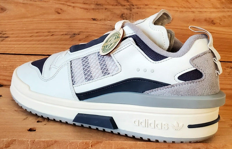 Adidas Forum Mod Low Leather Trainers UK9.5/US10/EU44 IG3761 Cloud White/Grey