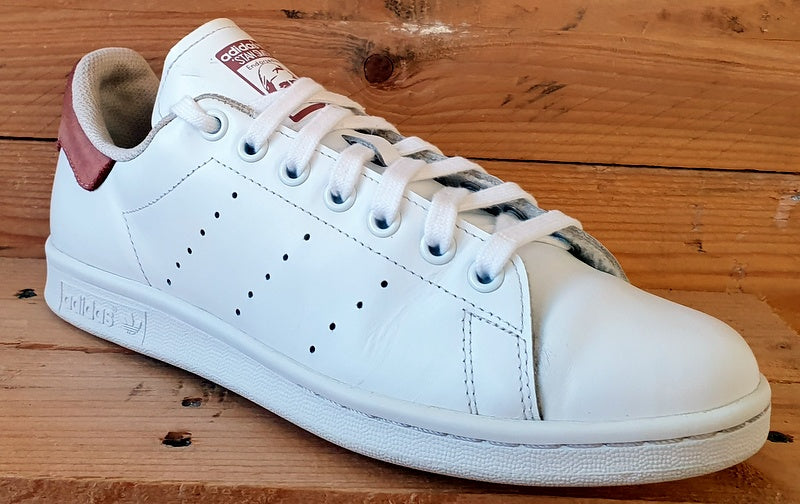 Adidas Stan Smith Low Leather Trainers UK6.5/US8/EU40 S76911 White Almost Rose