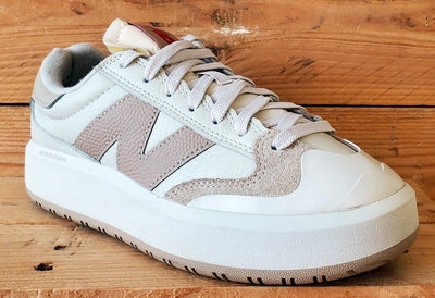 New Balance CT302 Low Leather Trainers UK5/US5.5/EU38 CT302AMM White/Grey