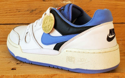Nike Full Force Low Leather Trainers UK6/US7/EU40 FB1362-100 White/Blue