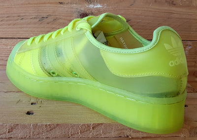 Adidas Originals Superstar Jelly Low Trainers UK6/US7.5/EU39 FX2987 Solar Yellow