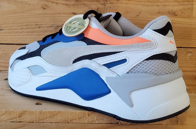 Puma RS-X Prism Low Textile Trainers UK11/US12/EU46 374758-03 Grey/Ultra Orange