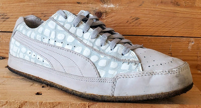 Puma Basket Evo Low Snake/Suede Trainers UK10/US11/EU44.5 344904-02 Grey