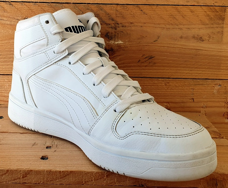 Puma Rebound Layup Mid Leather Trainers UK10/US11/EU44.5 369573-03 White