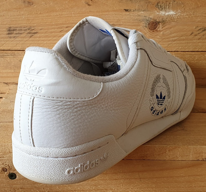 Adidas Originals Continental 80 Leather Trainers UK10/US10.5/EU44.5 FX5093 White