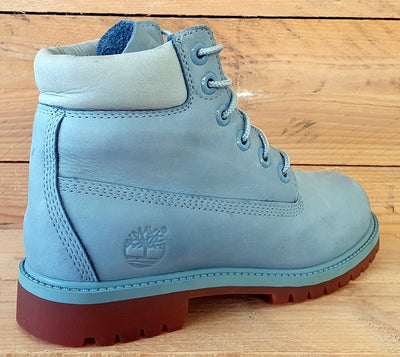 Timberland Premium High Suede Boots UK4/US4.5/EU37 A1KQ4 Stone Blue