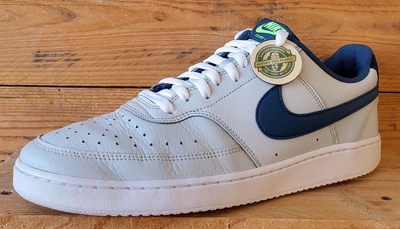 Nike Court Vision Low Leather Trainers UK10/US11/EU45 CD5463-005 Photon Dust