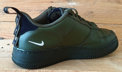 Nike Air Force 1 07 Low Leather Trainers UK5/US5.5Y/EU38 AR1708-300 Olive Khaki