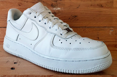 Nike Air Force 1 Low 07' Leather Trainers UK6/US7/EU40 315122-111 Triple White