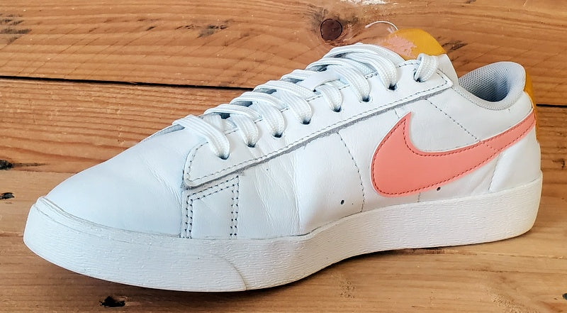 Nike Blazer Leather Trainers UK4.5/US7/EU38 AV9370-112 Summit White/Pink Quartz