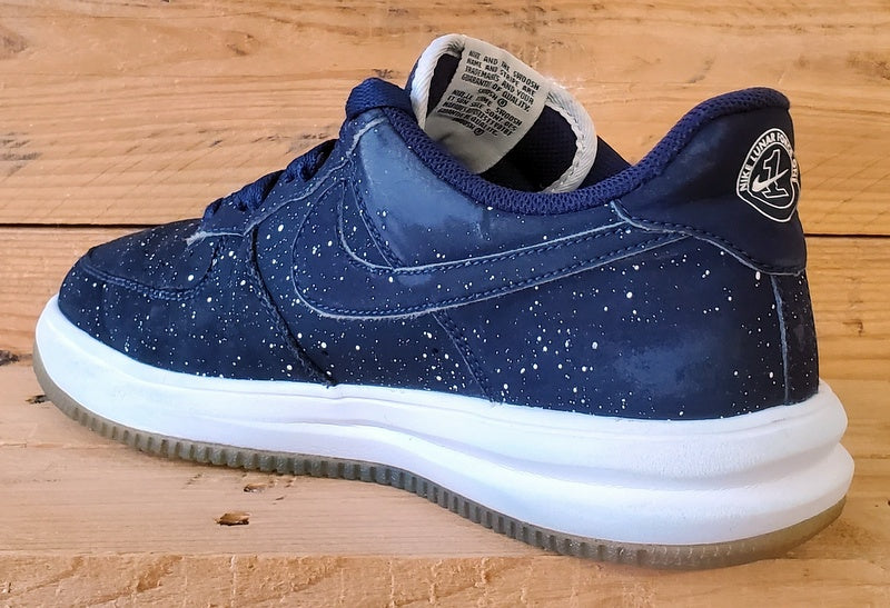 Nike Lunar Force 1 Low Trainers UK7.5/US8.5/EU42 654256-402 Blue Space/Speckle