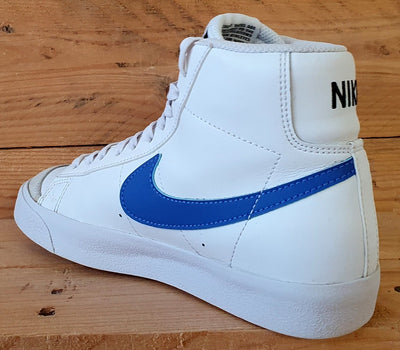 Nike Blazer 77 Mid Leather Trainers UK4/US4.5Y/EU36.5 DA4086-117 White/Red/Blue