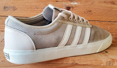 Adidas Adiease Low Suede Trainers UK11/US11.5/EU46 EE7292 Linen/Chalk/White
