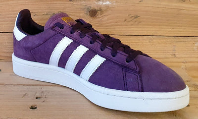 Adidas Campus Low Suede Trainers UK6.5/US8/EU40 BY9843 Purple/White