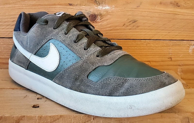 Nike SB Delta Force Low Leather Trainers UK7/US8/EU41 942237-200 Green/White