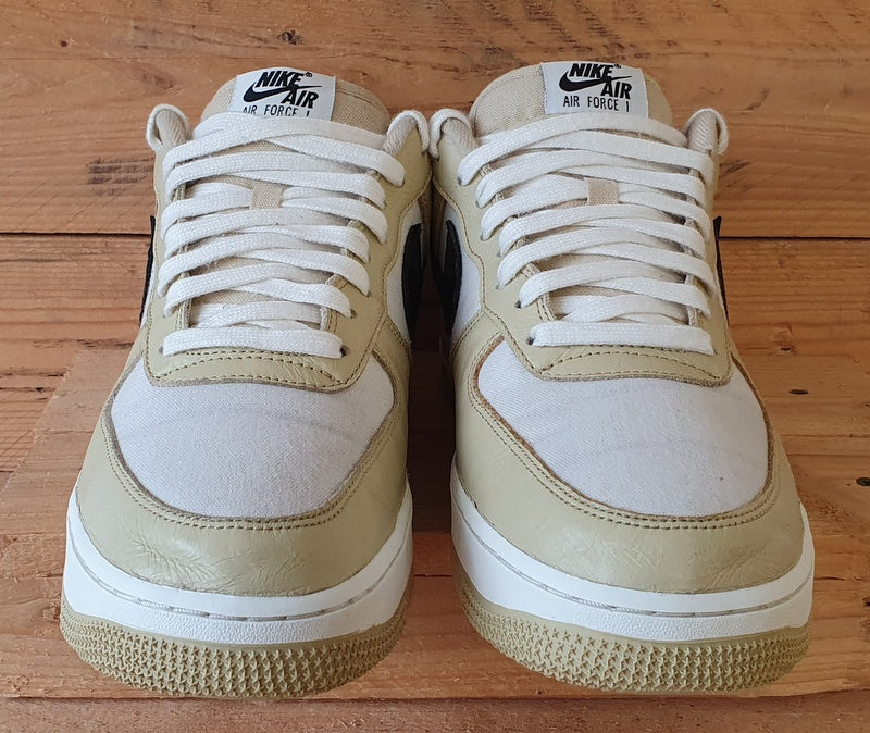 Nike Air Force 1 Low Leather Trainers UK9.5/US10.5/EU44.5 DV7186-700 Team Gold