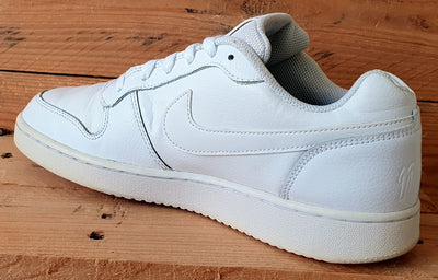 Nike Ebernon Low Leather Trainers AQ1779-100 Triple White UK8/US10.5/EU42.5