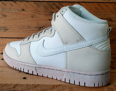 Nike Dunk High Cracked Leather Trainers UK9/US10/EU44 DV0822-100 Summit White