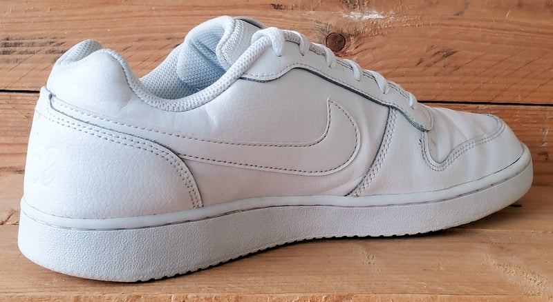 Nike Ebernon Low Leather Trainers UK8.5/US9.5/EU43 AQ1775-100 Triple White