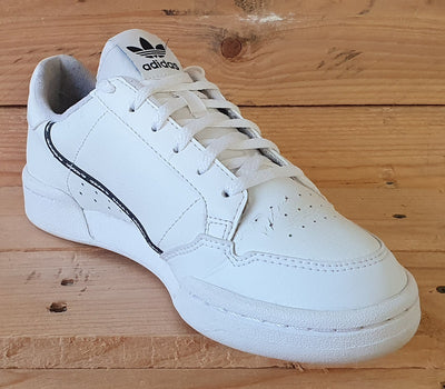 Adidas Continental 80 Low Leather Trainers UK4.5/US5/EU37 FU6743 White