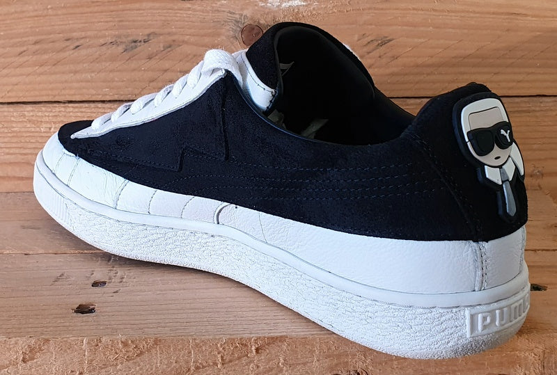 Puma Suede Classic Karl 2 Low Trainers UK7/US8/EU40.5 368071 01 Black/White