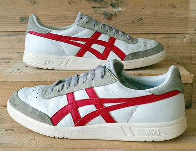 Asics Gel-Vickka Low Leather/Suede Trainers 1193A033 UK7/US8/EU41.5 White/Red