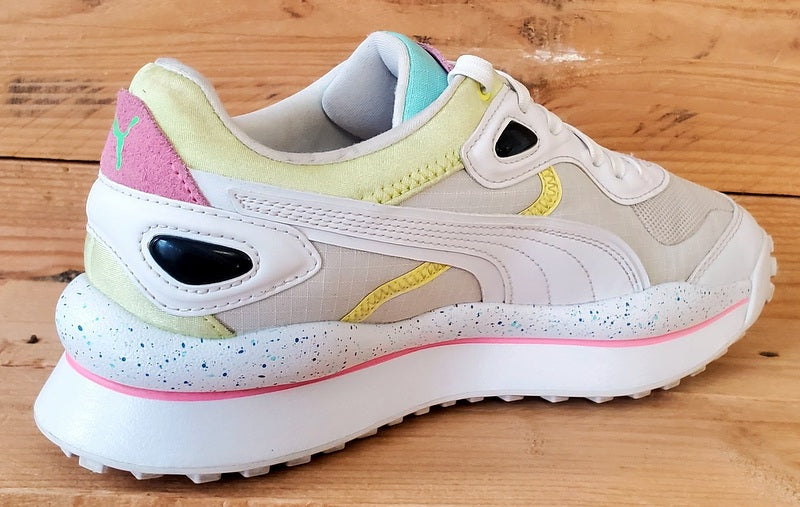 Puma Rider Low Textile/Leather Trainers UK5.5/US6.5C/EU38.5 382539-01 White