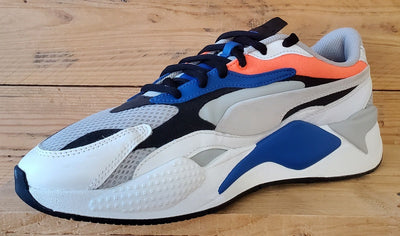 Puma RS-X Prism Low Textile Trainers UK11/US12/EU46 374758-03 Grey/Ultra Orange