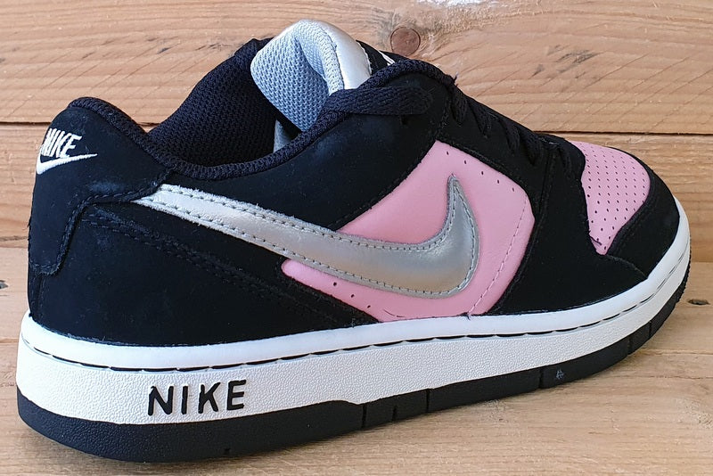 Nike Vintage Low Suede/Leather Trainers UK5/US5.5Y/EU38 318981-601 Black/Pink