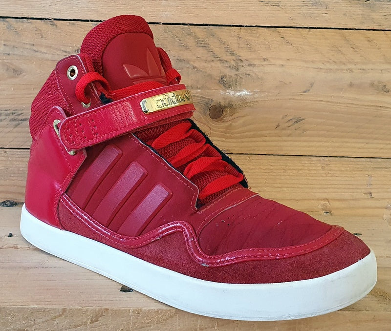 Adidas AR 2.0 Mid Suede Trainers UK7/US7.5/EU40.5 G60646 Red/White