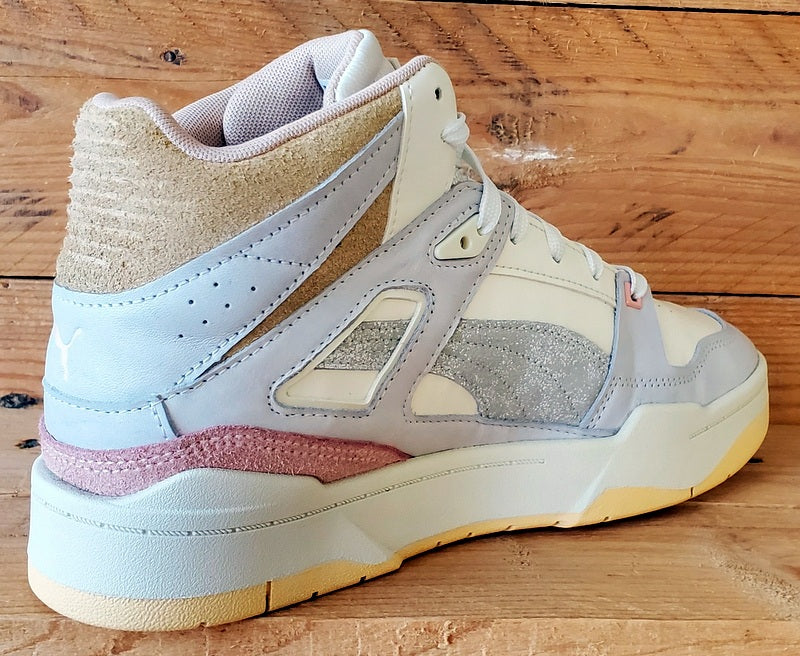 Puma Slipstream Mid Leather Trainers UK6/US8.5/EU39 389846-02 Warm White