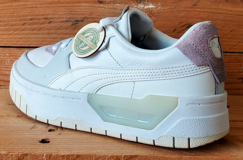Puma Cali Dream Low Leather Trainers UK4.5/US7/EU37.5 383112-02 Cloud White
