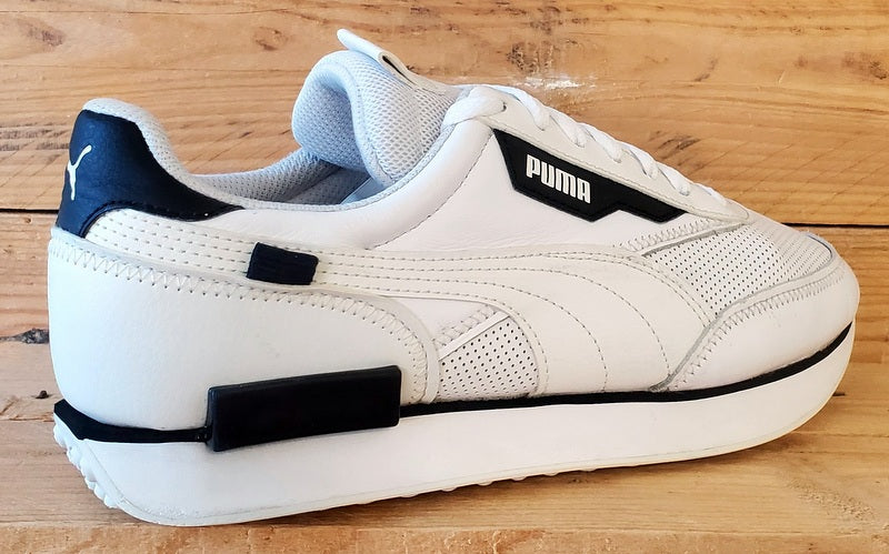 Puma Future Rider Contrast Low Leather Trainers UK8/US9/EU42 374763-01 White