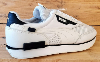 Puma Future Rider Contrast Low Leather Trainers UK8/US9/EU42 374763-01 White