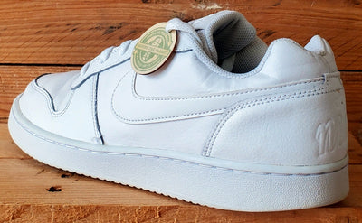 Nike Ebernon Low Leather Trainers UK8.5/US9.5/EU43 AQ1775-100 Triple White