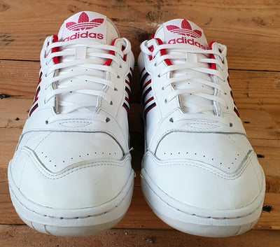 Adidas A.R. Low Leather Trainers UK9.5/US10/EU44 EF5945 White/Red/Black