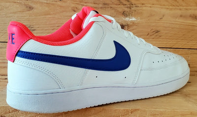 Nike Court Vision Low Leather Trainers UK12/US13/EU47.5 CD5463-104 White/Blue
