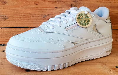 Reebok Classic Platform Leather Trainers UK5.5/US8/EU38.5 100201801 Triple White