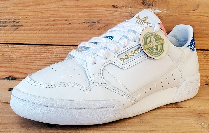 Adidas Continental 80 Low Leather Trainers UK4/US5.5/EU36.5 FW2534 White